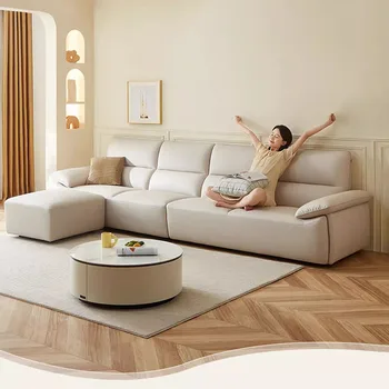 פינה חתך פחזניות ספה עצלן Nordic Lounge Italiano הספה בסלון המודרני מעצב ספה Inflable Aire ריהוט הבית-DWH